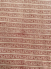 Indian Cotton Block Print Fabric by the Yard -Sewing and Quilting Fabric - Rohiyaan